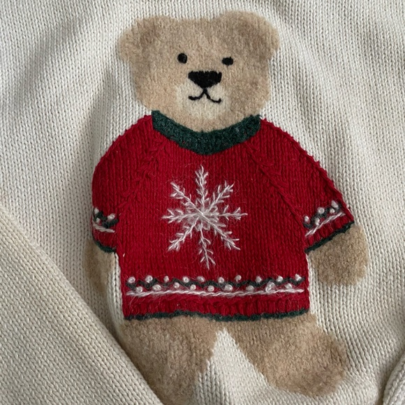Vintage Y2K Liz Claiborne Teddy Sweater - Picture 2 of 8